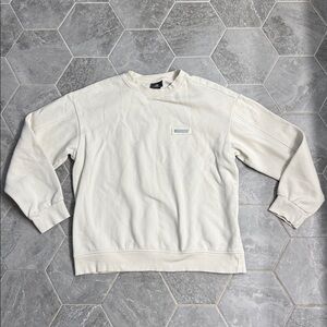 H&M Cream Relaxed Fit Men’s Sweatshirt